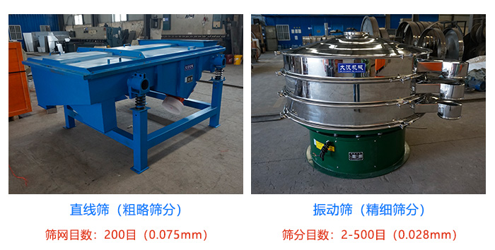 直線篩和振動篩篩分細(xì)度區(qū)別